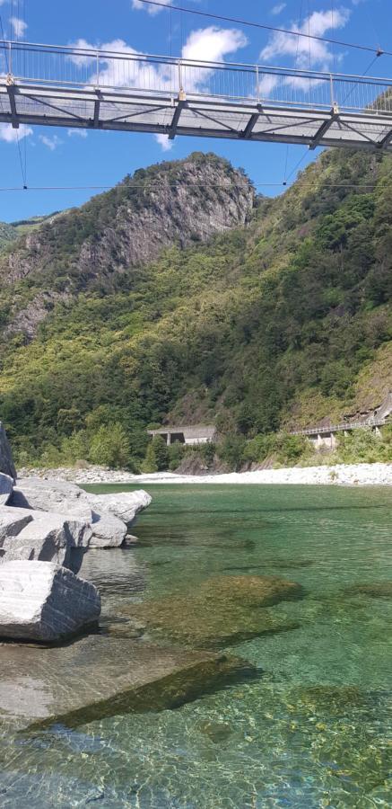 Appartamento di Vacanza Casa Leoni Verscio Esterno foto
