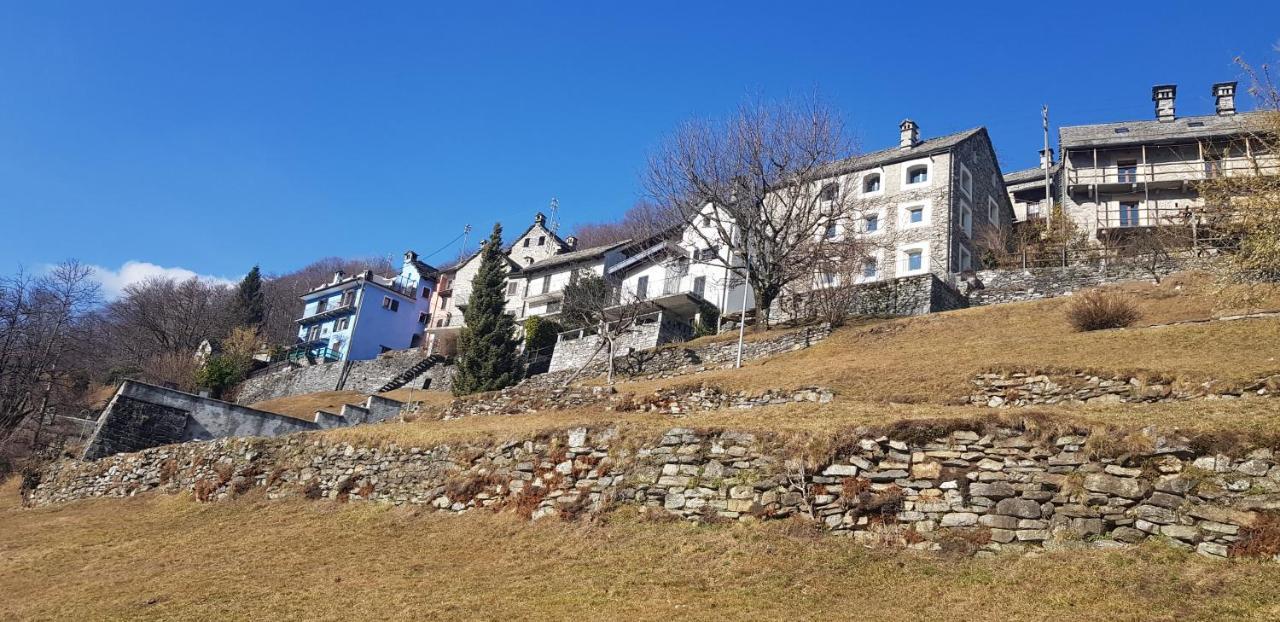 Appartamento di Vacanza Casa Leoni Verscio Esterno foto